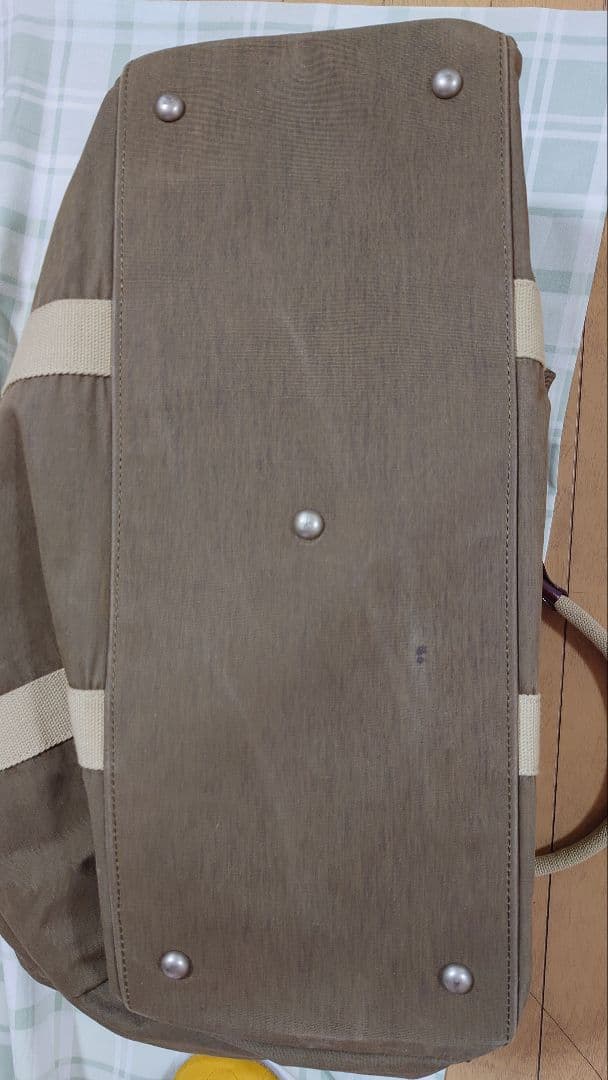 帆布工房　カーキ　キャンバス ボストンバッグ