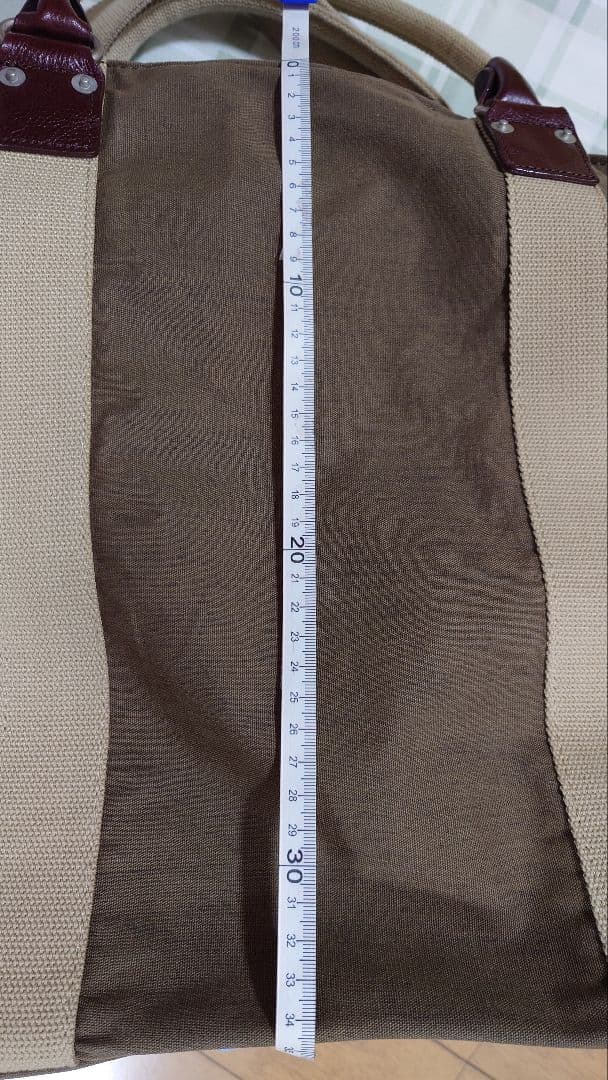 帆布工房　カーキ　キャンバス ボストンバッグ