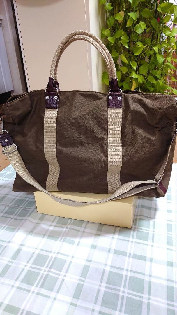 帆布工房　カーキ　キャンバス ボストンバッグ