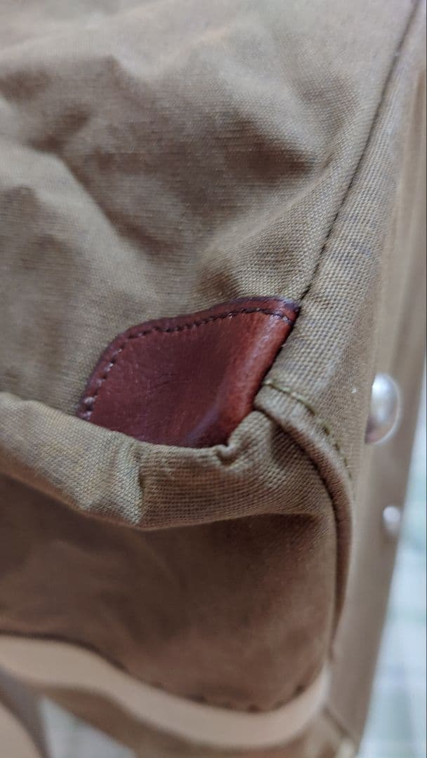 帆布工房　カーキ　キャンバス ボストンバッグ