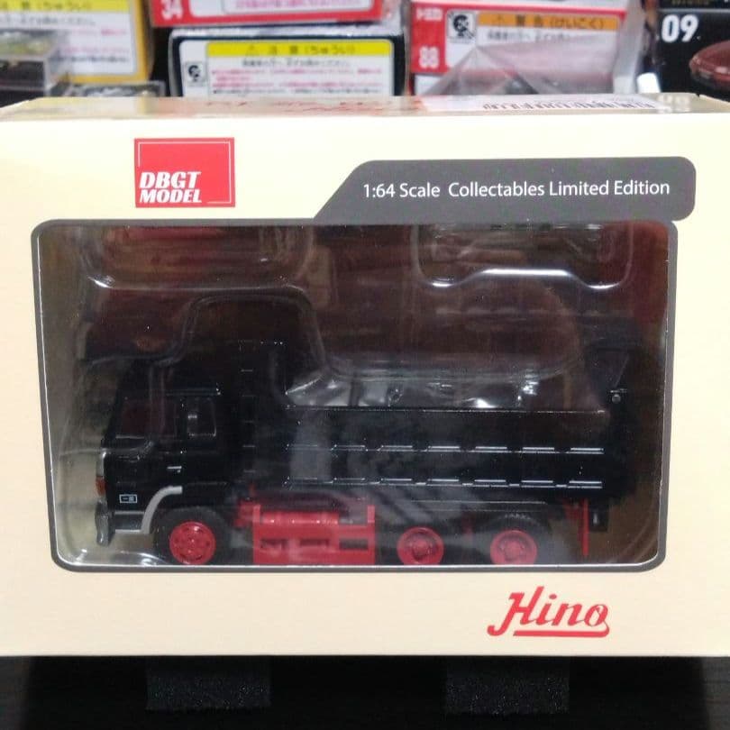 DBGT 1/64 日野 スーパードルフィン ダンプ トラック (ブラック)