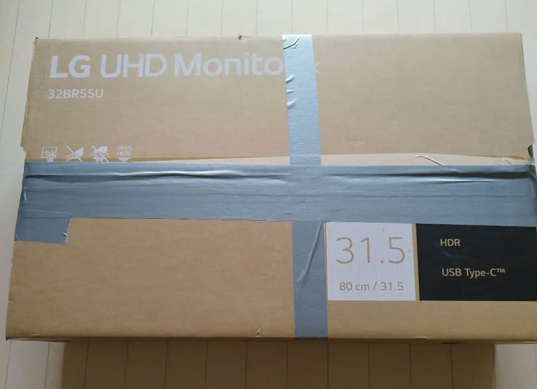 【未使用に近い】LG 4K IPS モニター 32BR55U-B 31.5インチ