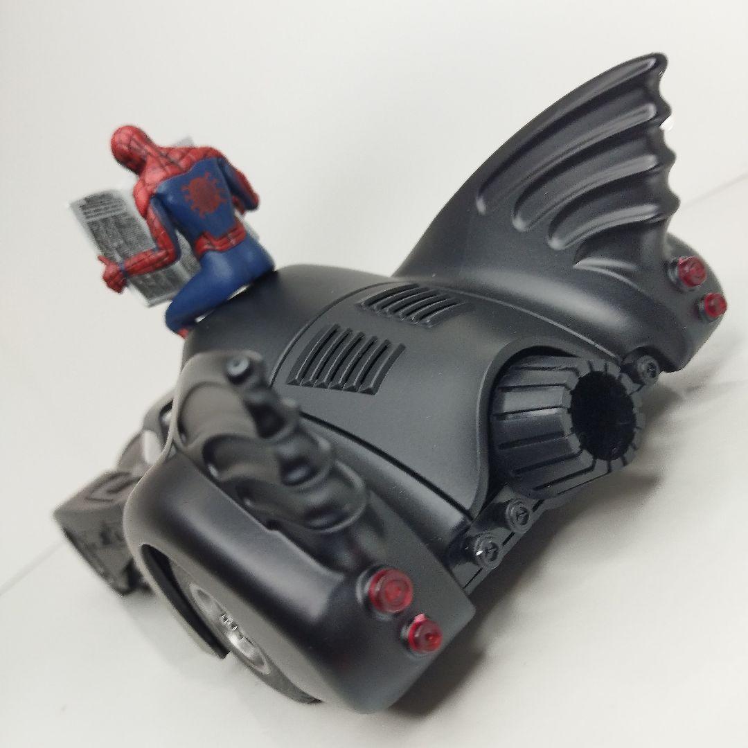 〓1/18スケール〓バットモービルとスパイダーマン〓金属製ダイキャストモデルカー