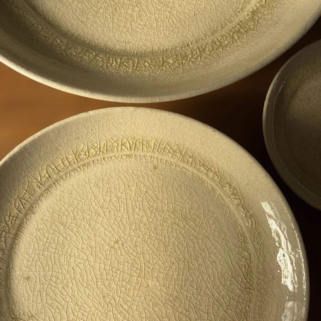 田中大喜さんの台皿大中小3点　新品未使用