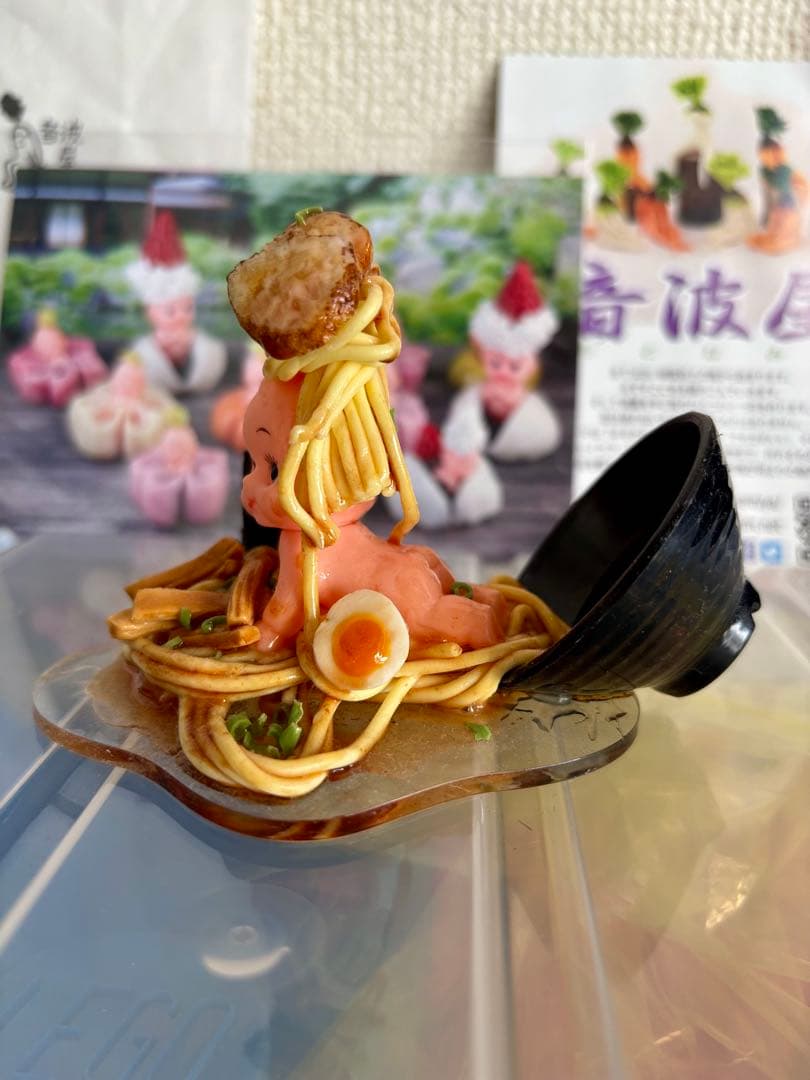 音波屋　キューピー　デザフェス　デザインフェスタ　ラーメン　ハンドメイド