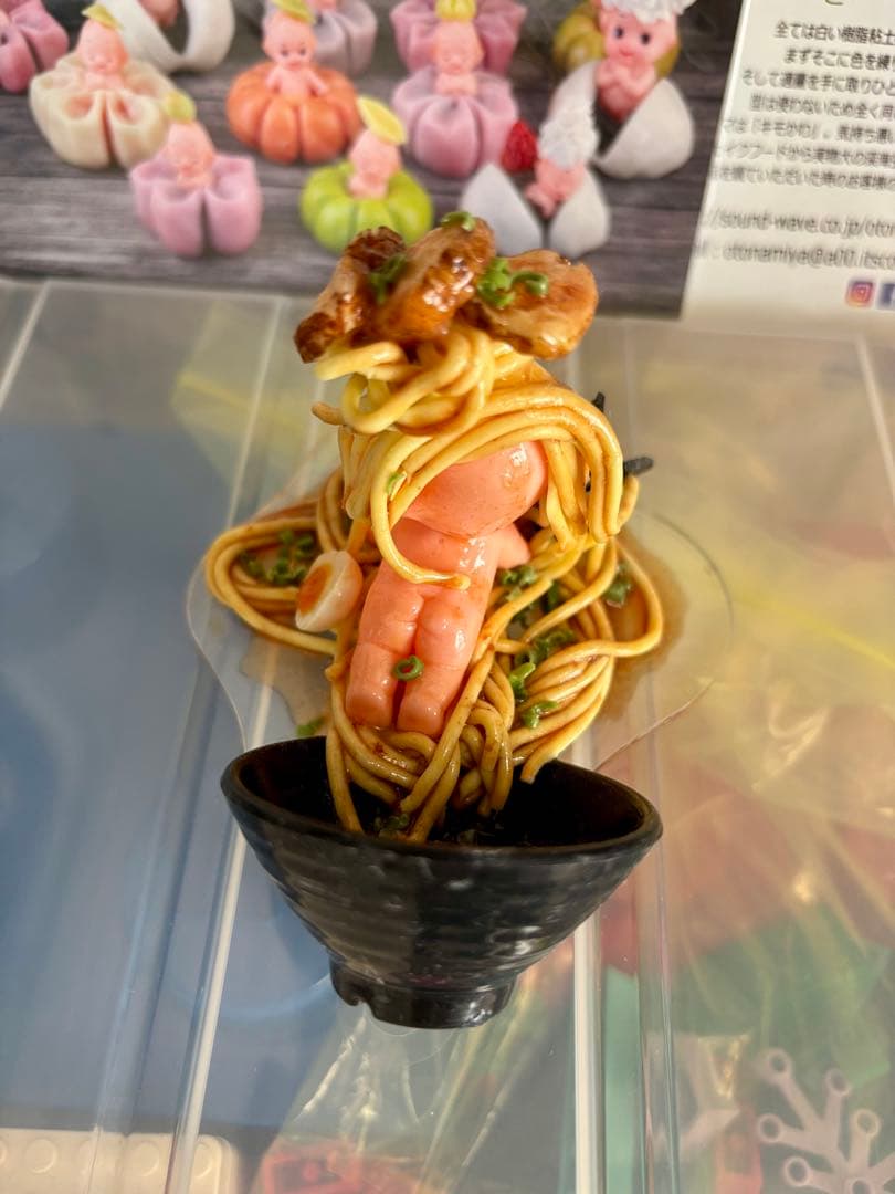 音波屋　キューピー　デザフェス　デザインフェスタ　ラーメン　ハンドメイド