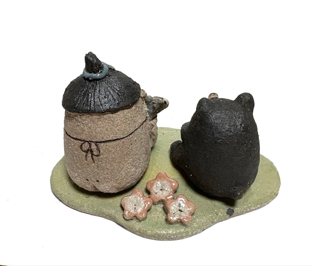 可愛い❤️金太郎と熊❤️縁起物、節句、陶器人形、置物、子供の日、作家