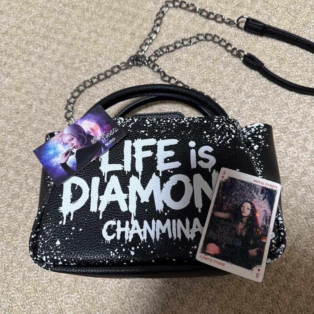 ちゃんみな AOD4 ショルダーバッグ ファンクラブ限定カード、会場限定シール付