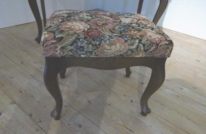 神戸洋家具　アンティーク　ドレッサー　鏡台　オーク材　美品