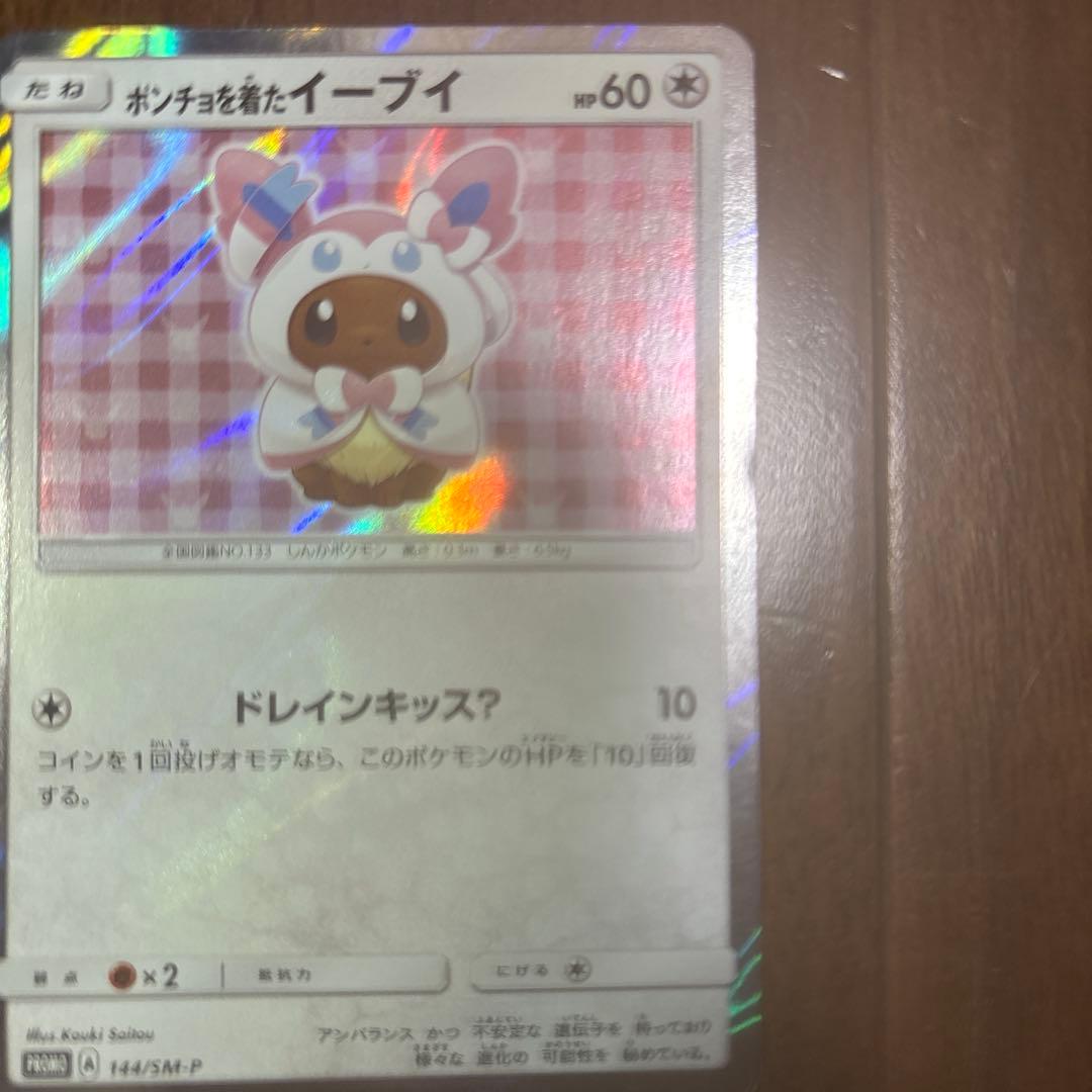 ポンチョを着たイーブイ 144/SM-P