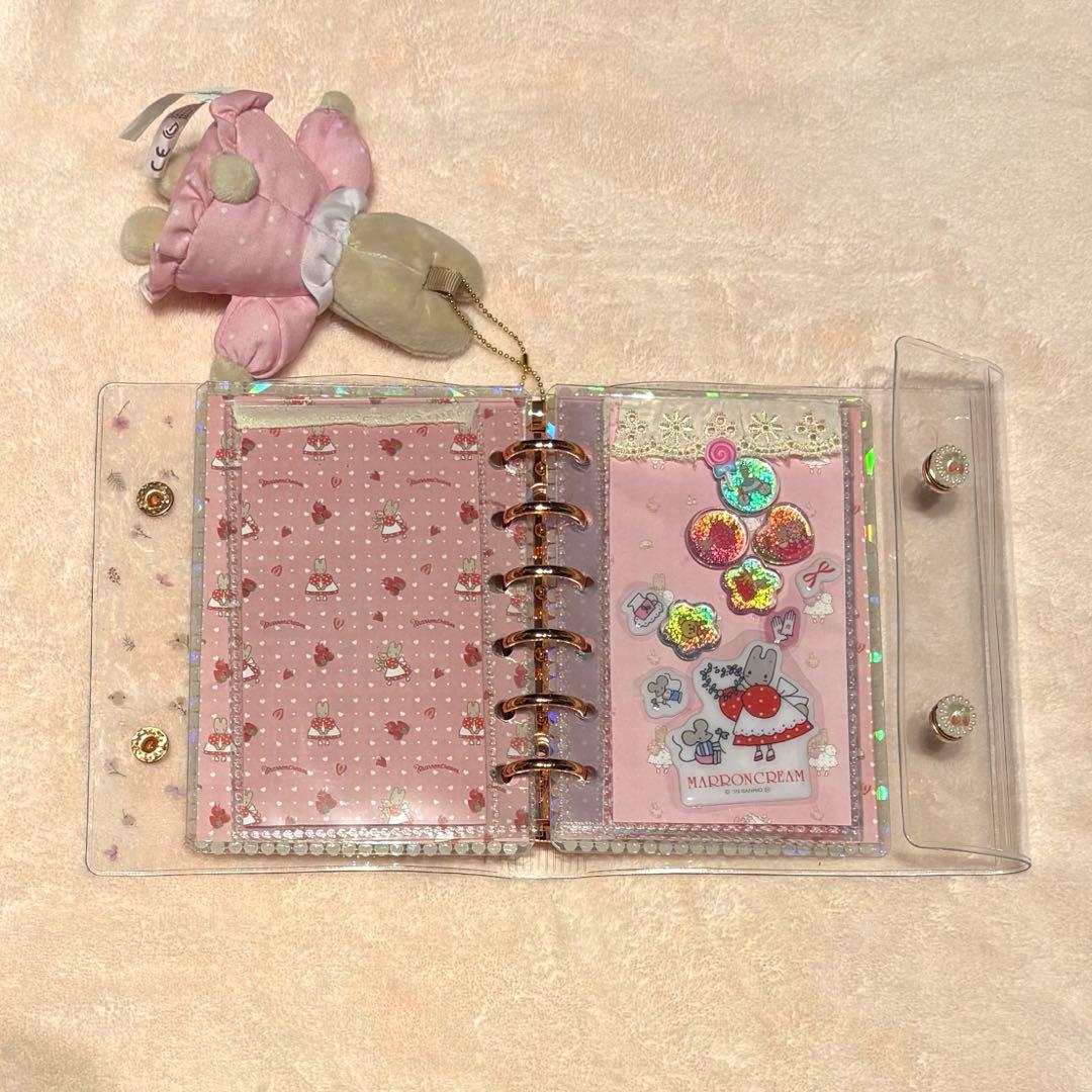 【まこ】　マロンクリームちゃん　シール帳＋マイメロちゃん　ミニシール帳