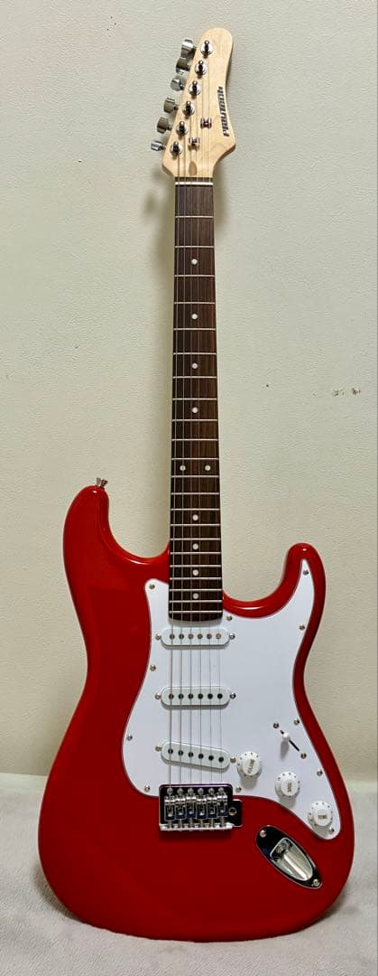 PLAYTECH エレキギター ST250 Rich Red ストラト オマケ付