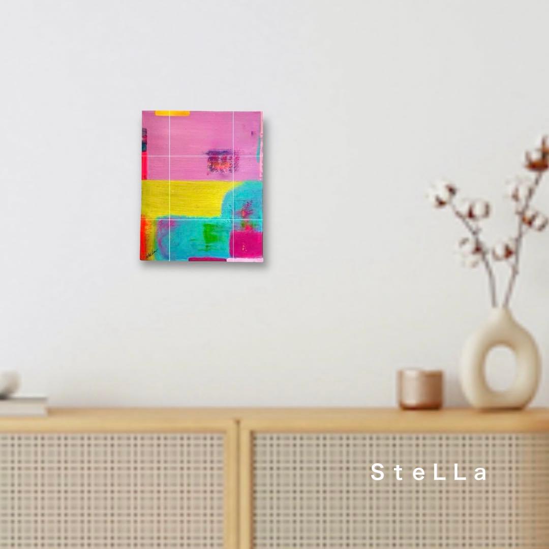 店舗　オフィス　パステル　現代アート　北欧アート　おしゃれ雑貨　カラフル　絵