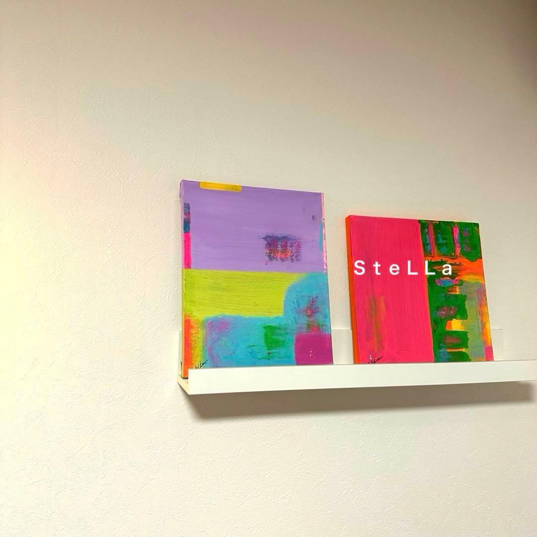 店舗　オフィス　パステル　現代アート　北欧アート　おしゃれ雑貨　カラフル　絵