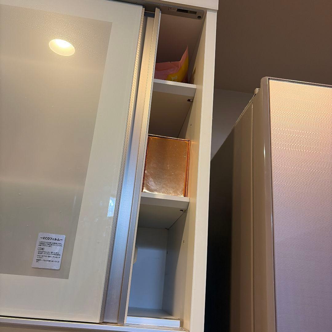 東京インテリア　モアα 食器棚　スライド式キッチンカウンター　3/12まで出品