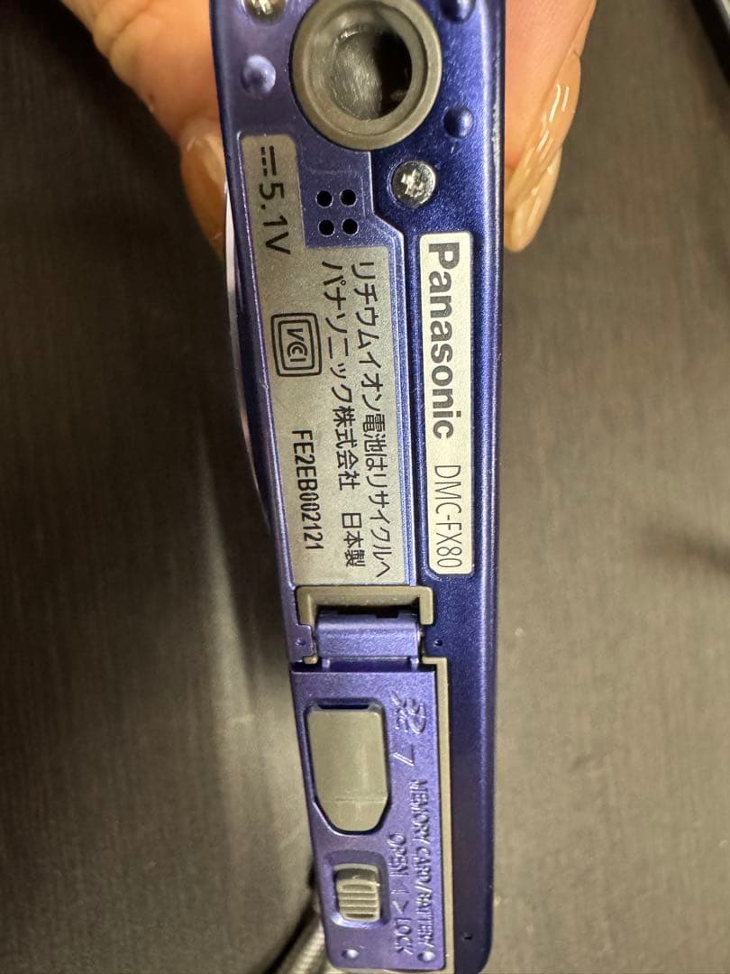 Panasonic LUMIX DMC-FX80 デジカメ　動作品