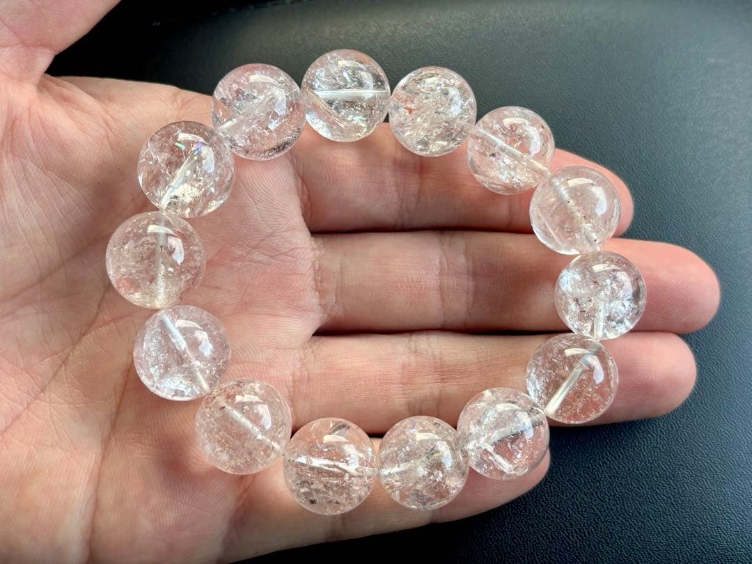 LRM　夢幻品質　光纏いし女神の聖石　幻のレインボーヒマラヤローズクォーツ