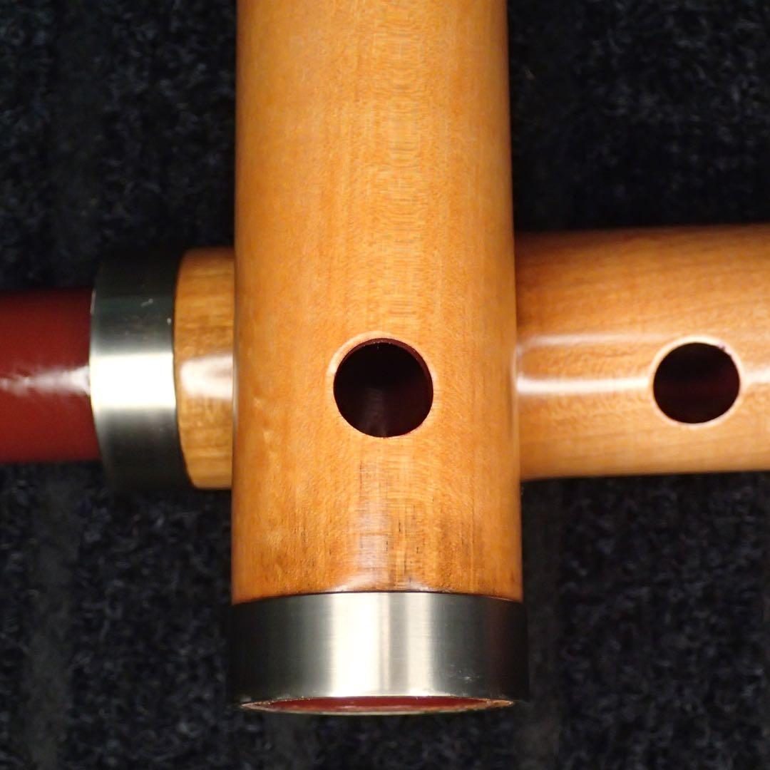 尺八 銘木尺八 琴風尺八 和田謹製 一尺八寸管