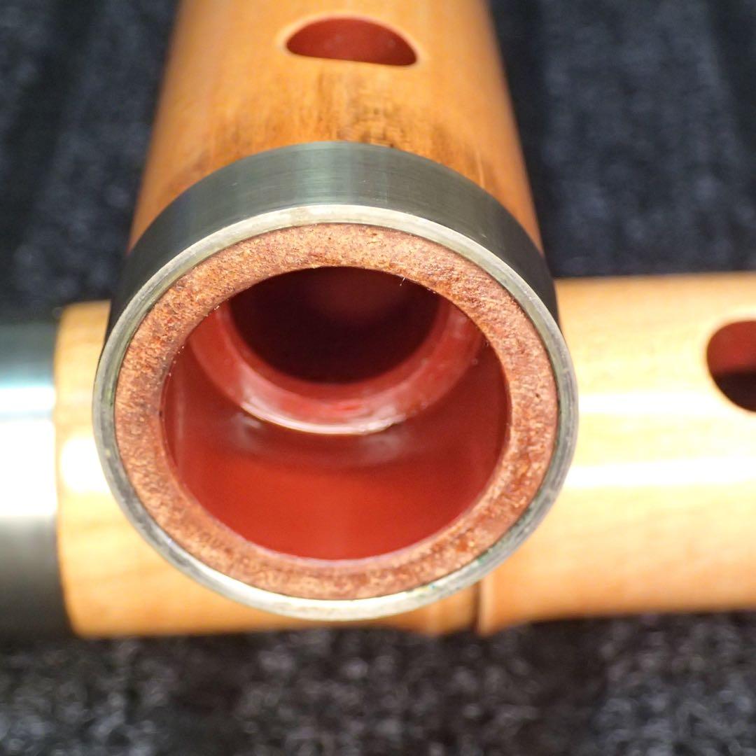 尺八 銘木尺八 琴風尺八 和田謹製 一尺八寸管