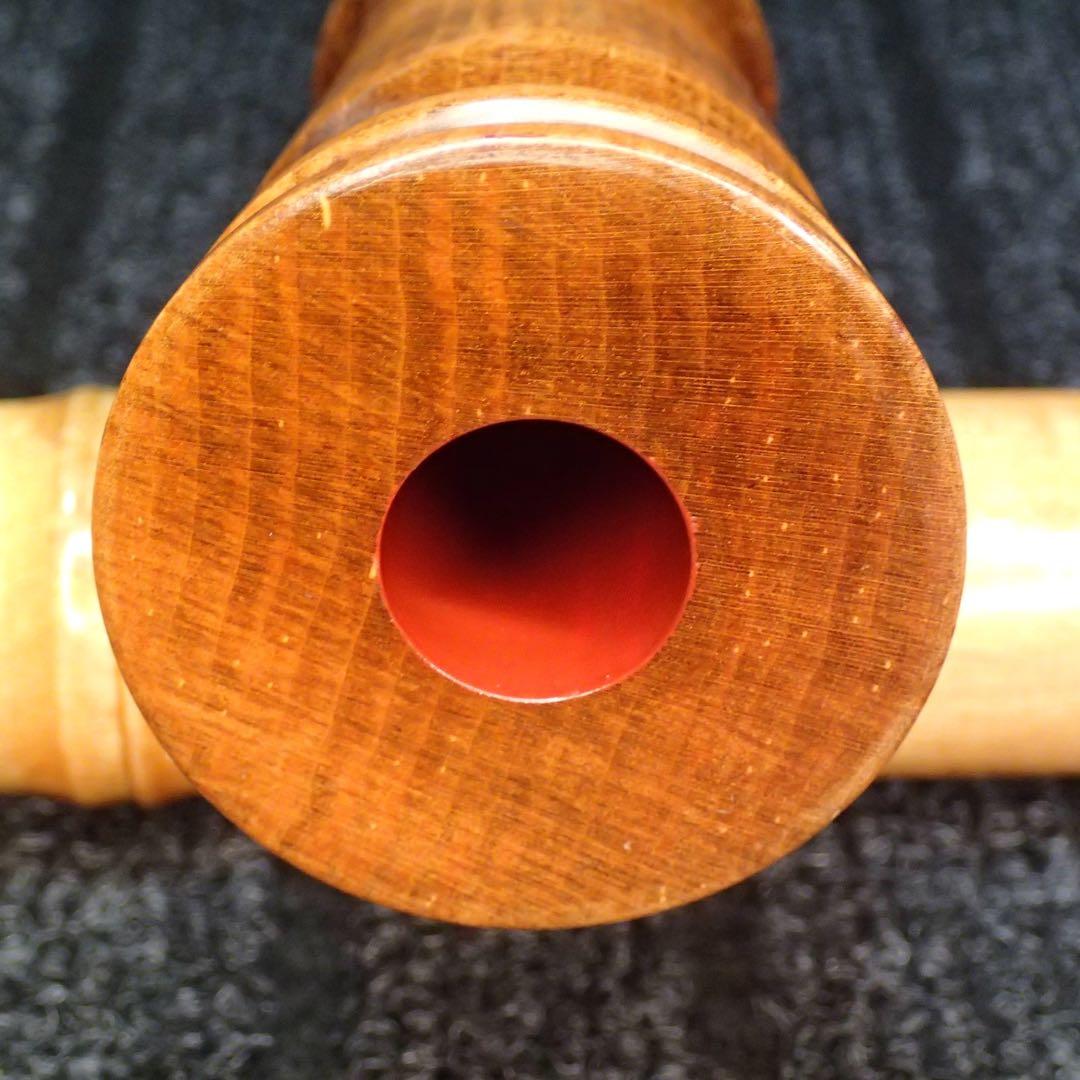 尺八 銘木尺八 琴風尺八 和田謹製 一尺八寸管