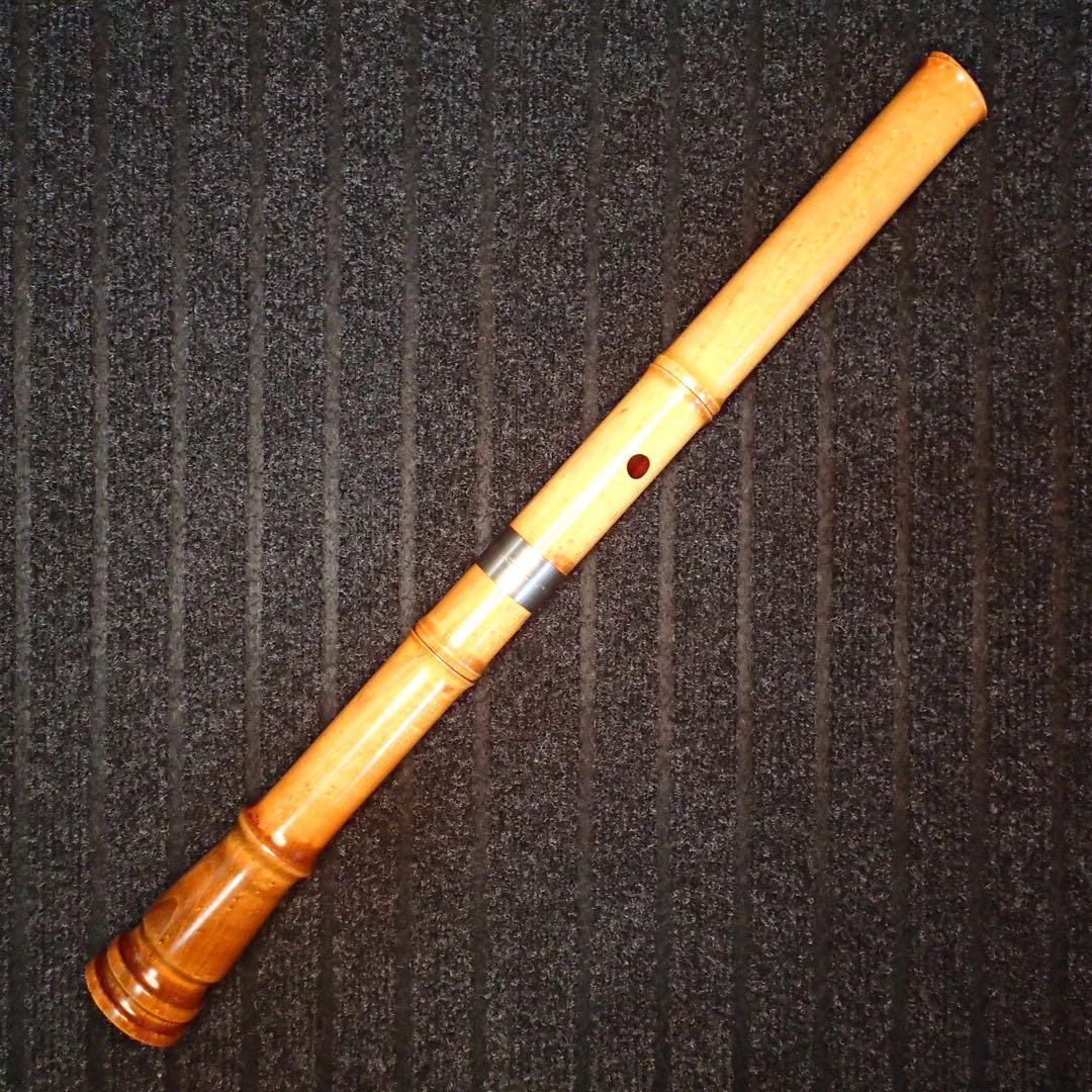 尺八 銘木尺八 琴風尺八 和田謹製 一尺八寸管