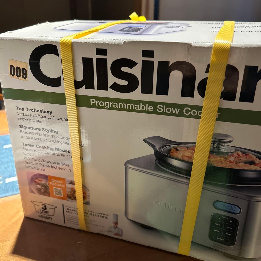 【新品未使用】クイジナート スロークッカー 3L PSC-400PCJ