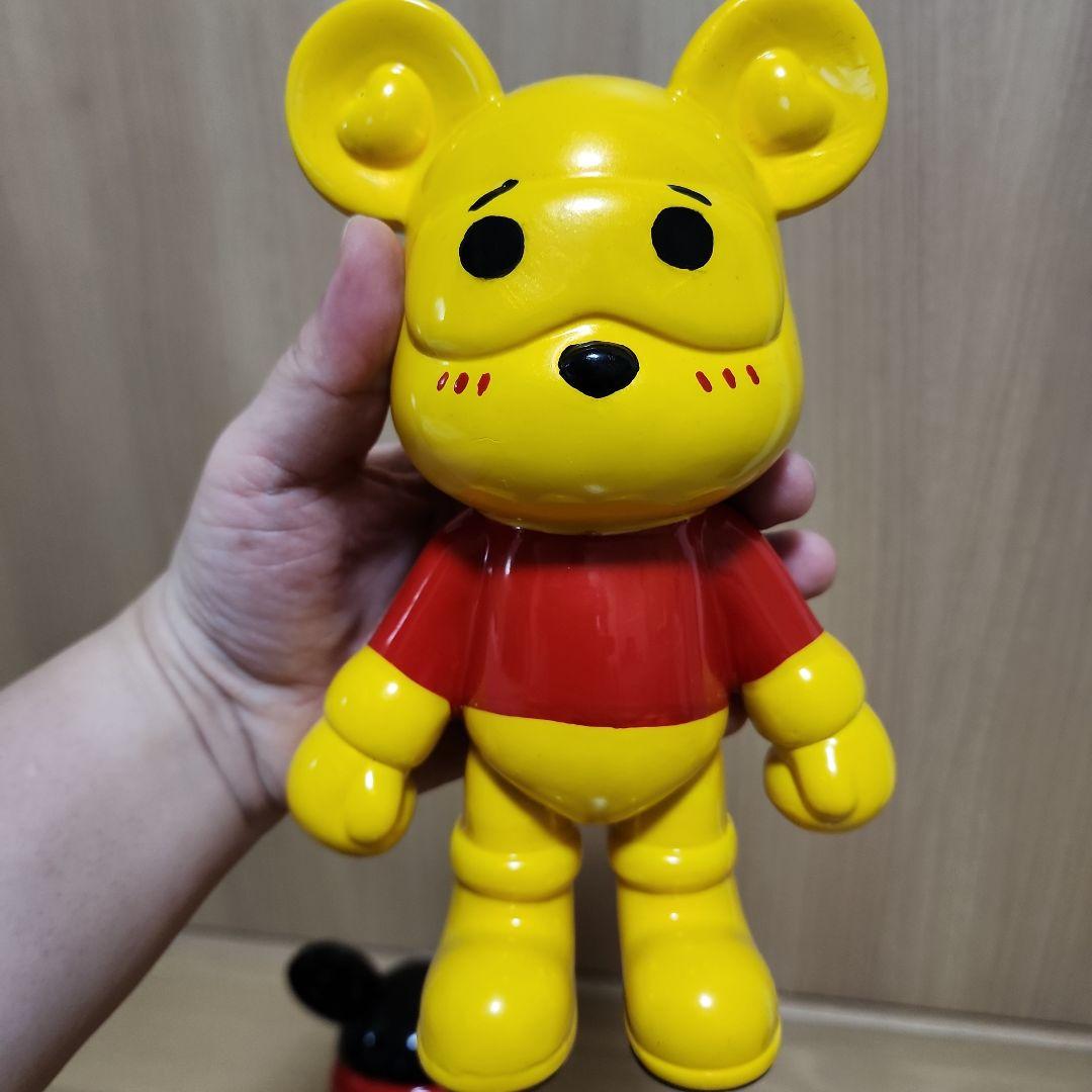 流体アート 4体セットで！くまさんとネズミさんモチーフ