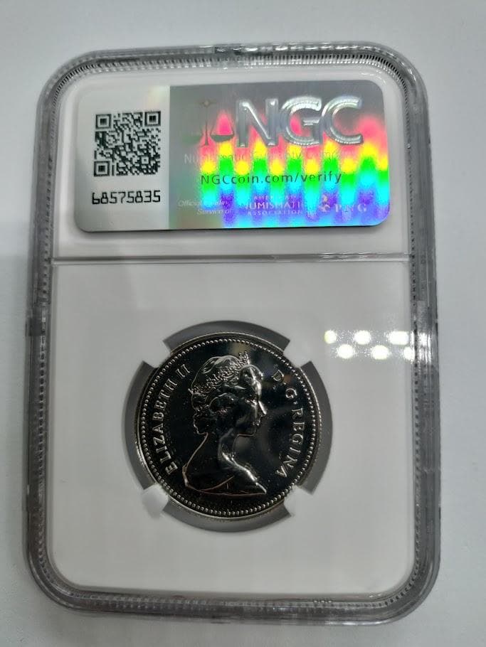 NGC MS67 1981年カナダ50セントハーフドル未流通
