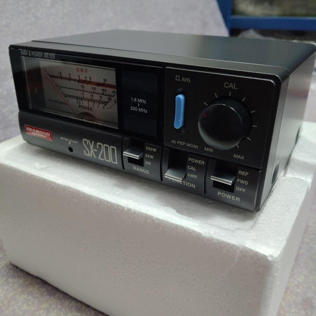 未使用ダイヤモンドSX200 高性能 通過形SWR.パワー計1.8～200MHz