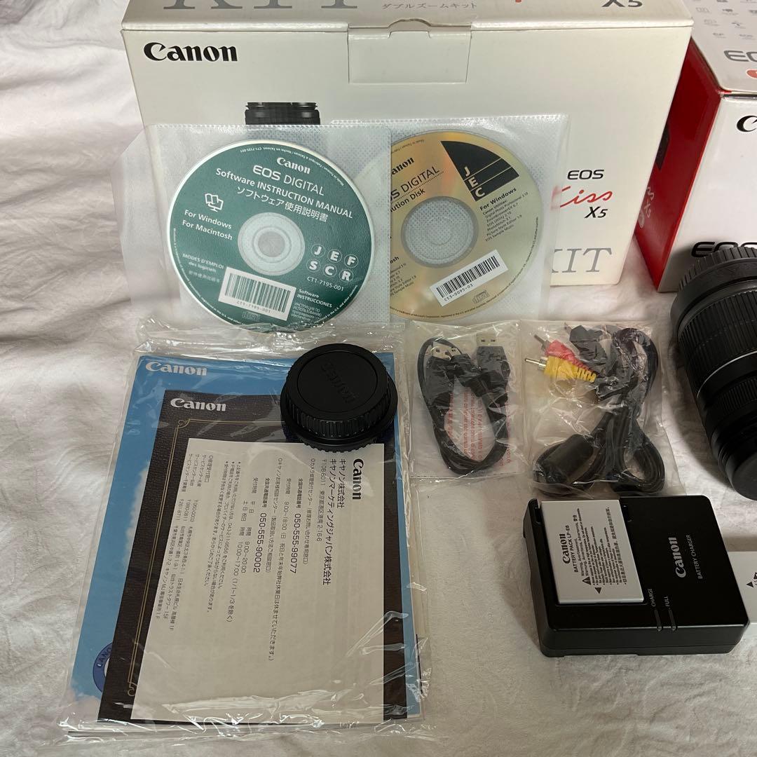 美品　Canon EOS Kiss X5 ダブルズームキット