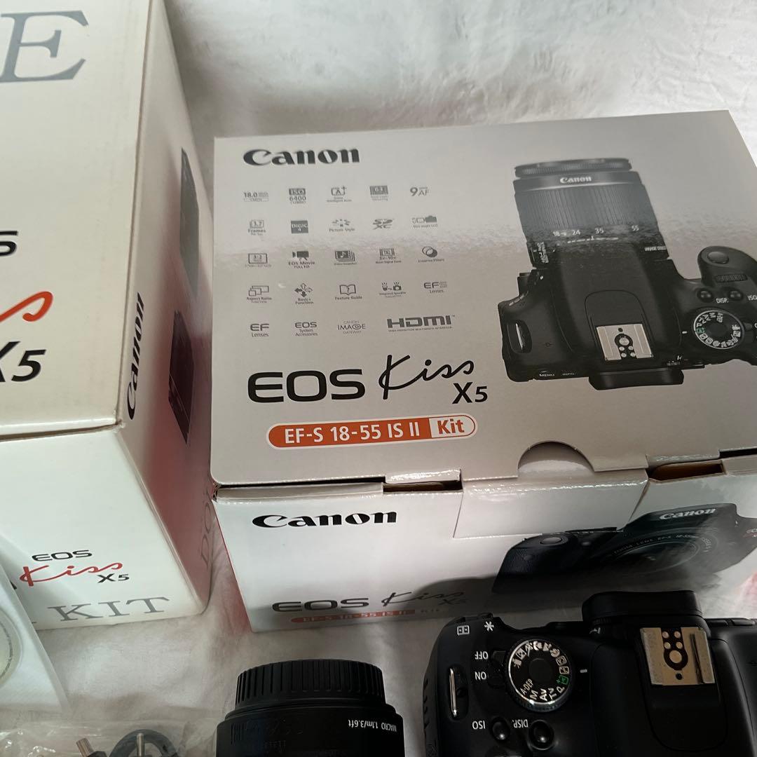 美品　Canon EOS Kiss X5 ダブルズームキット