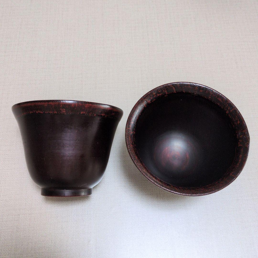 会津漆器 布着せ塗り 木製器セット