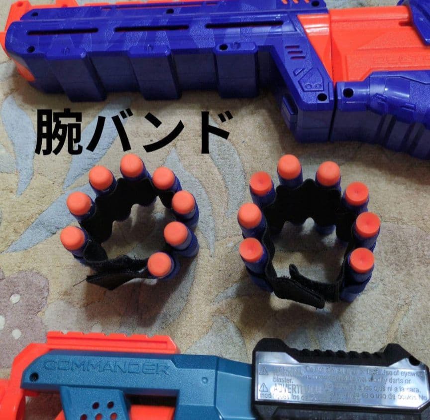 完売品含むナーフ3点セット＋未開封40弾、腕バンド、電子ターゲット2台おまけ付き