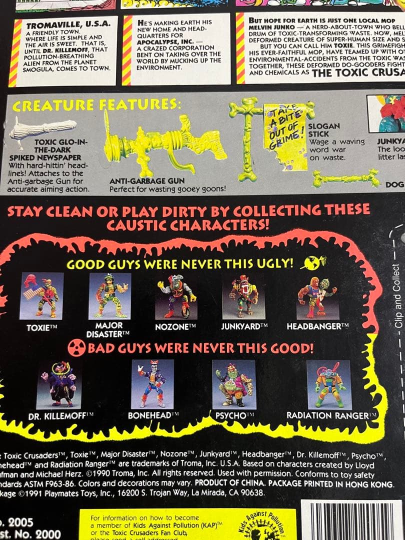 オリジナル TOXIC CRUSADERS ジャンクヤード 1991年製