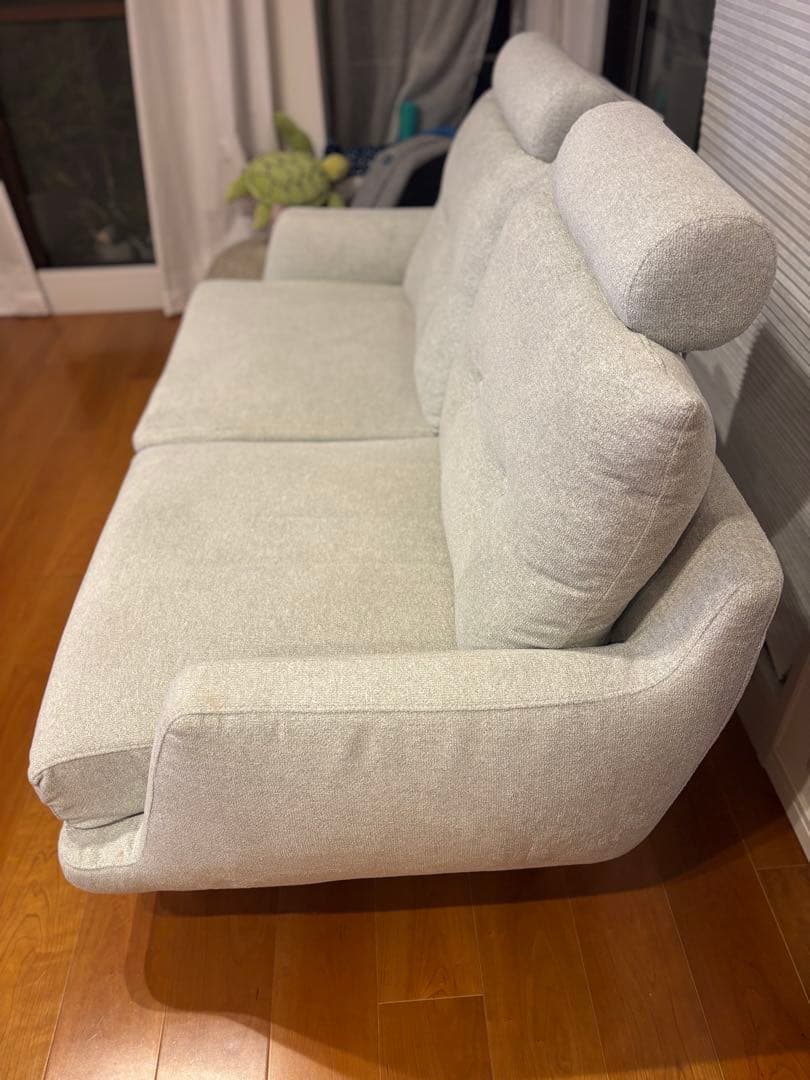 KEYUCA ケユカメイソファⅡ　2〜3人掛け ヘッドレスト2つ付き