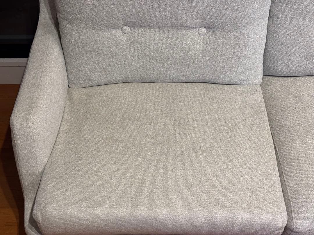 KEYUCA ケユカメイソファⅡ　2〜3人掛け ヘッドレスト2つ付き