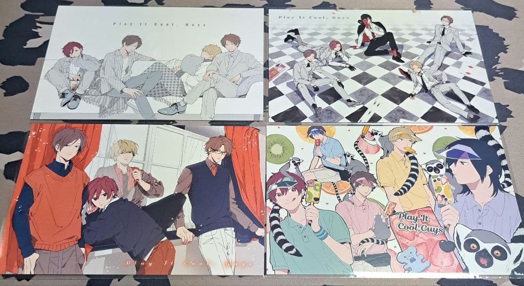 クールドジ男子　特典　ポストカード　ステッカー　リーフレット　アクリル　缶バッジ