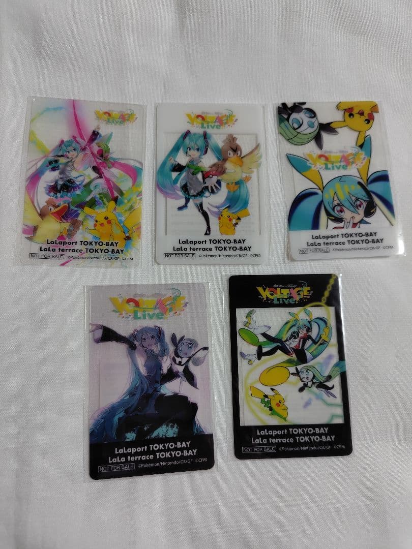 初音ミク　ポケミク　Pokemon　クリアカード　ライブ　限定　ららぽーと