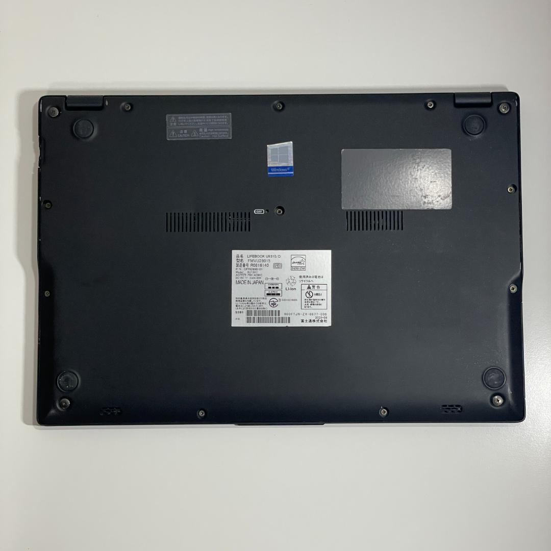 第10世代i7 富士通 U9310 ノートPC メモリ16GB office