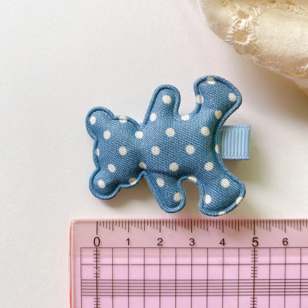 ❁くまさんモチーフ❁ ベビーヘアピン　ベビーヘアクリップ　ベビーヘアゴム