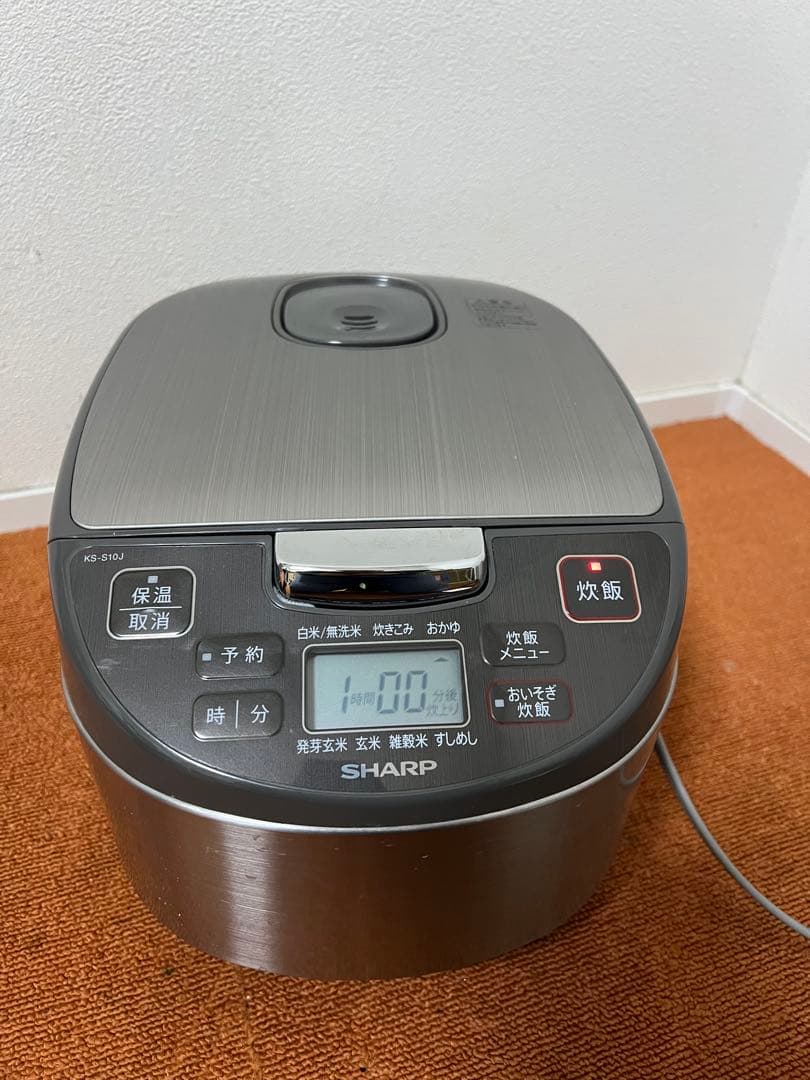 SHARP 2021年製 炊飯器 KS-S10J シルバー