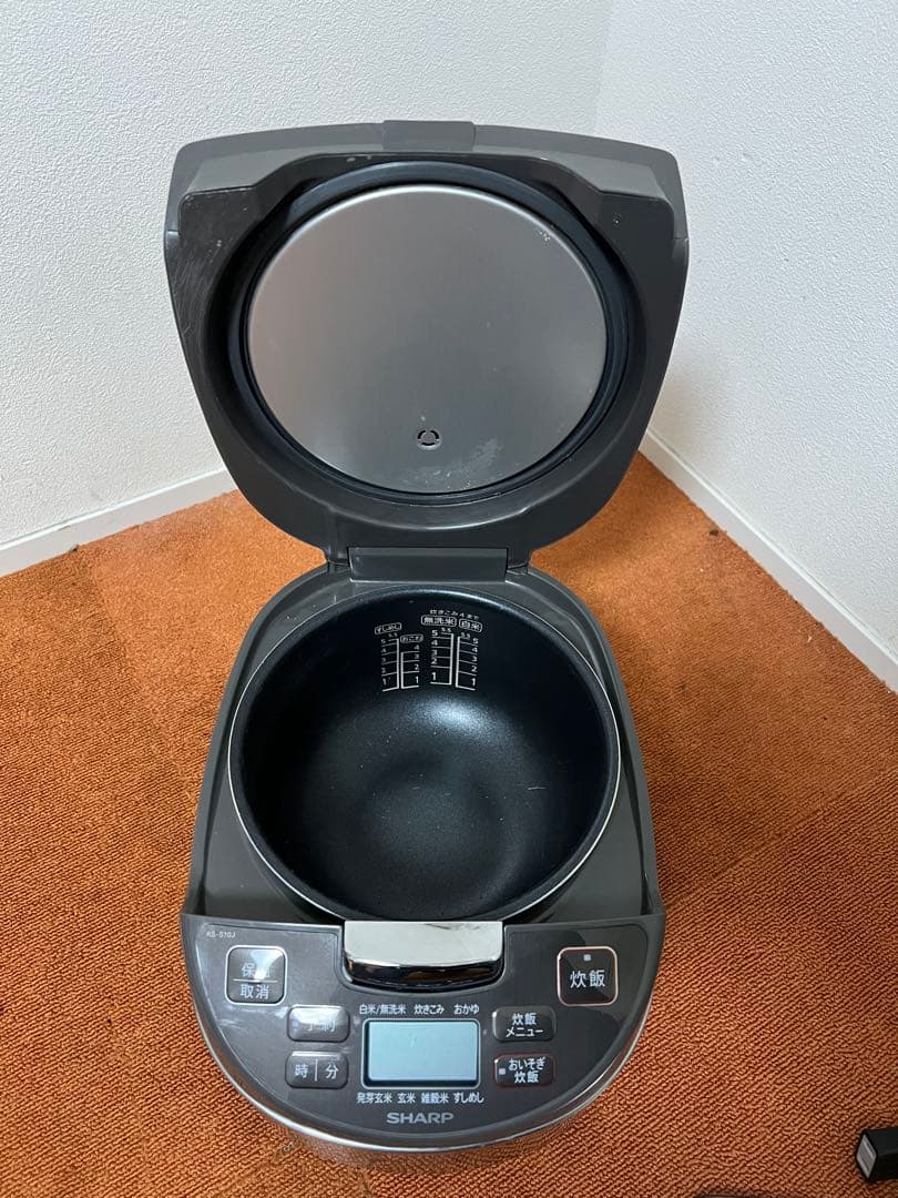 SHARP 2021年製 炊飯器 KS-S10J シルバー