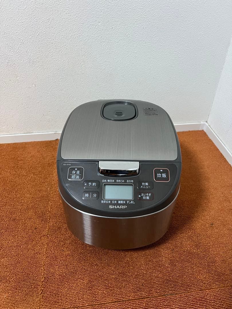 SHARP 2021年製 炊飯器 KS-S10J シルバー