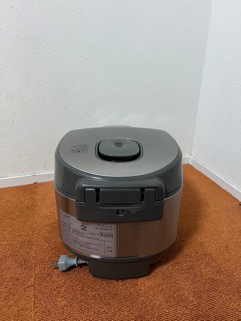 SHARP 2021年製 炊飯器 KS-S10J シルバー