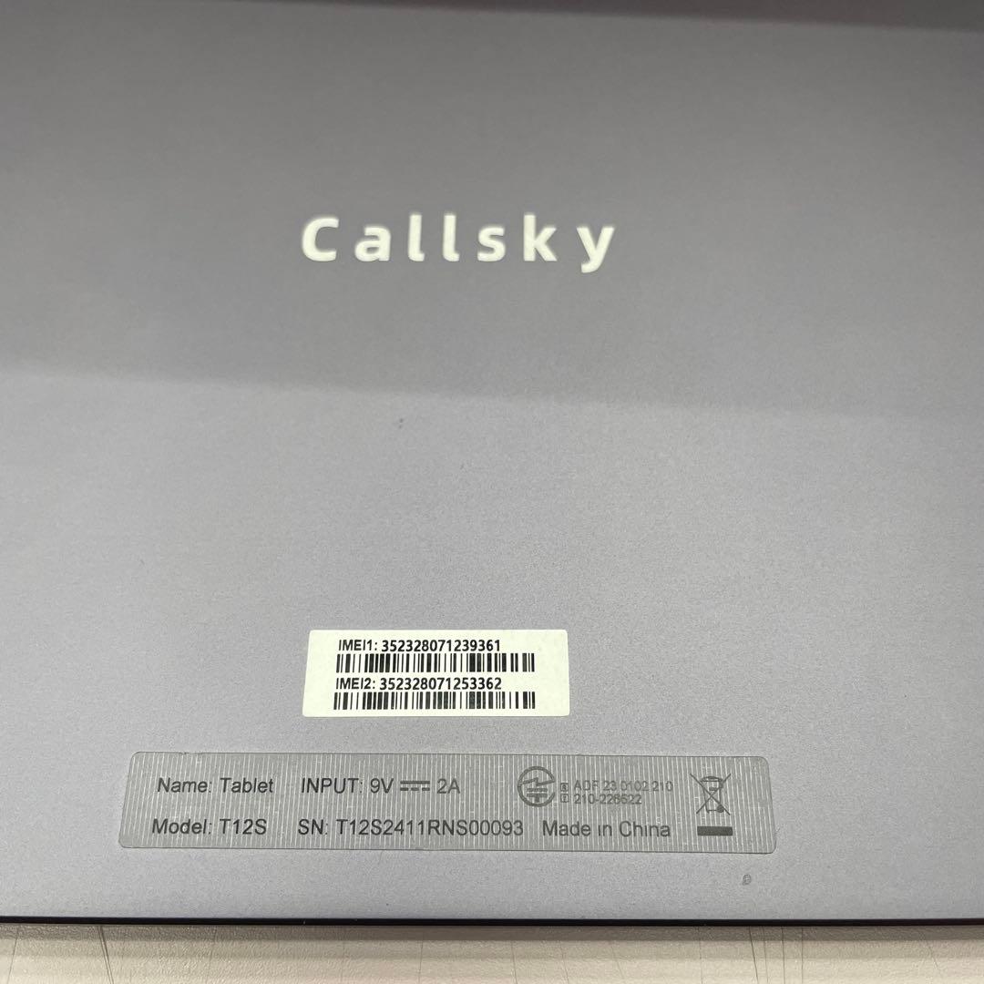 大画面 高性能 12インチ タブレット T12S 16GB/256GB 美品