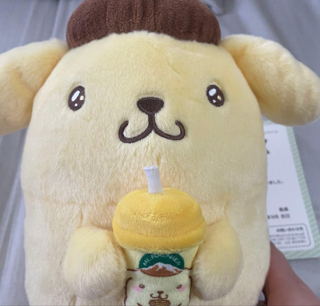 マウントレーニア　サンリオ　ポムポムプリン　ぬいぐるみ 非売品