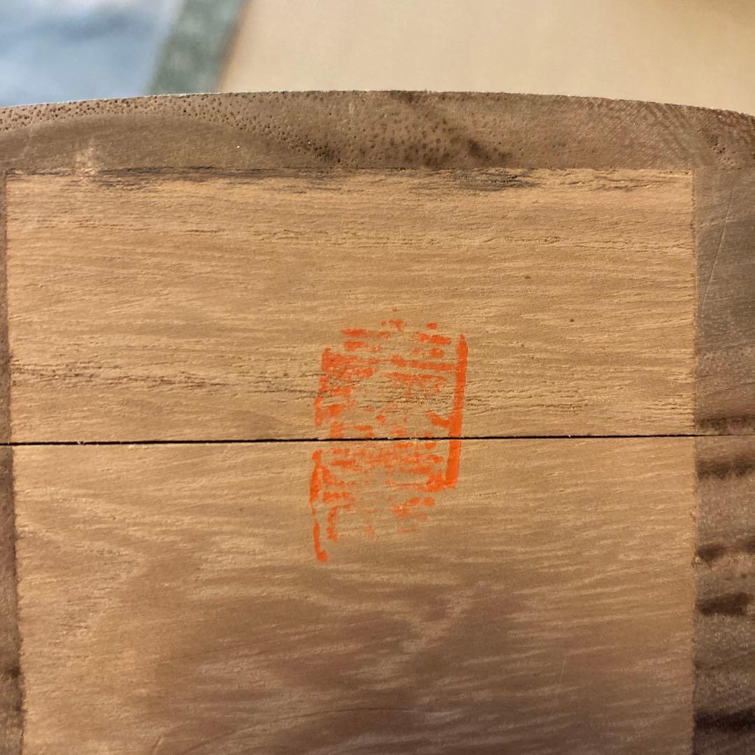 中国・彩色山水掛け軸