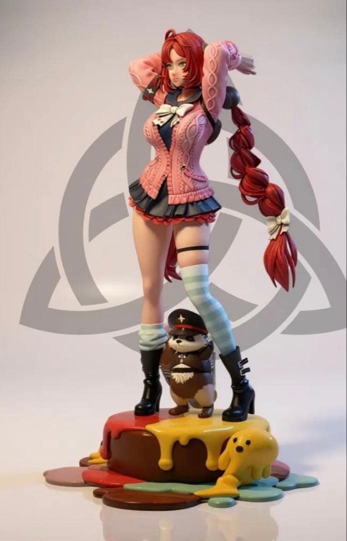 ガレージキット　ガレキ　未塗装未組立　ゼンゼロ　ユズハ　美女　レジン　1/7