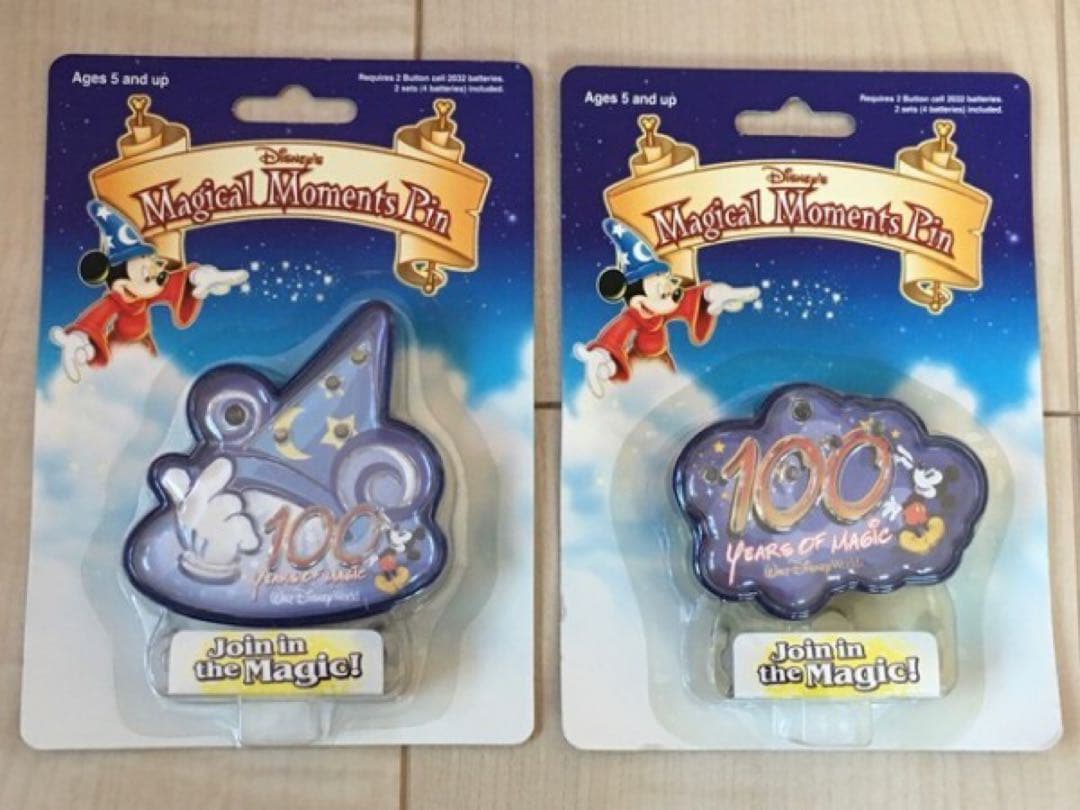 ウォルトディズニーワールド　ピンバッジ　ウォルト生誕100周年記念　5個セット