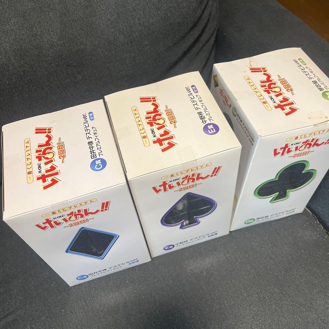 けいおん　1番くじ デスデビルver 3体 セット 中野梓 琴吹紬 田井中律